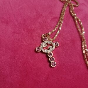 Gucci Zipper Pull Charm On Chain
